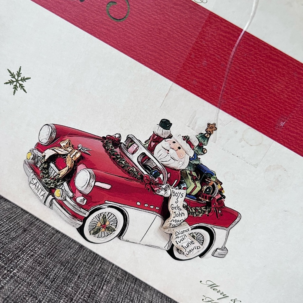 Fitz and Floyd Here Come Santa Claus Festive Car - Picture 9 of 13